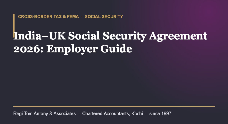 India–UK Social Security Agreement 2026: Employer Guide
