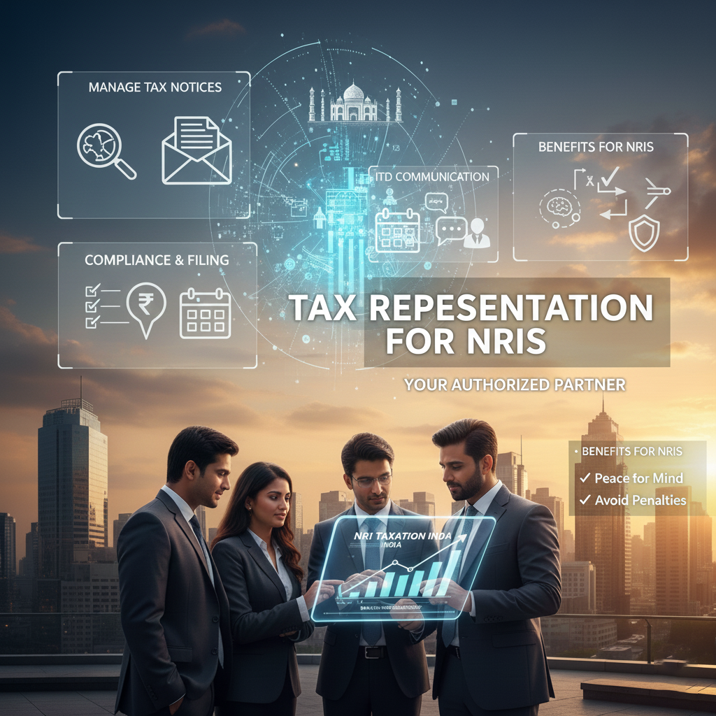 Tax representation for NRIs with digital dashboard